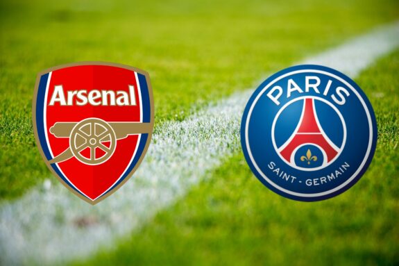 arsenal vs psg logos champions league uefa semifinales